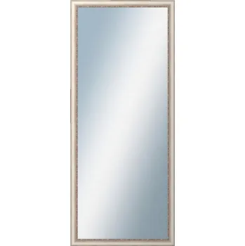 Zrcadlo DANTIK - Zarámované zrcadlo - rozměr s rámem cca 60x140 cm z lišty PROVENCE bílá (2652)