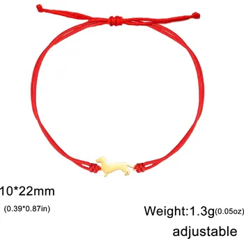 Náramek Dámský ocelový náramek s řetízkem | šperk - Wax Rope-R