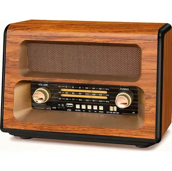 Bluetooth reproduktor RADIO RETRO 7w1 FM port USB BLUETOOTH REPRODUKTOR HIT