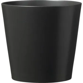 Květináč Obal na květináč keramický Dallas Ø 14 cm matný antracitový