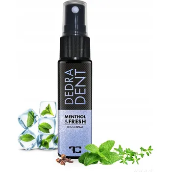 Ústní voda Přírodní bylinný ústní sprej s mentolovou příchutí, MENTHOL & FRESH
