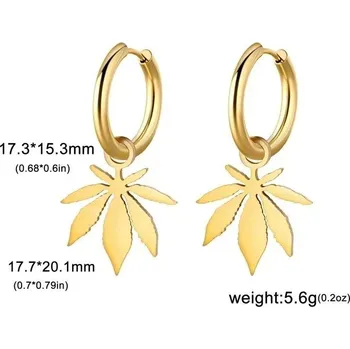 Náušnice Visací náušnice | Dámské šperky 2 ks - Barva G-Gold