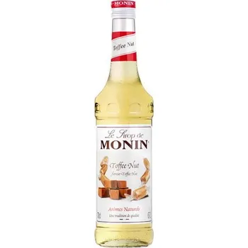 Sirup Monin Toffee Nut Sirup kombinuje bohatou chuť karamelu s ořechovými tóny, což přináší lahodný a komplexní chuťový profil. Tento sirup je ideální pro obohacení různých nápojů, včetně kávy a koktejlů, kde dodává sladkou, ale zároveň ořechovou chuť. Je také 