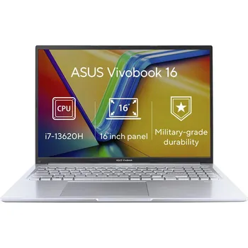 Notebook ASUS NTB Vivobook 16 (X1605VA-MB1270W), i7-13620H, 16" 1920 x 1200, 16GB, 1TB SSD, Iris X, W11 Home, Silver