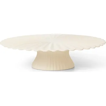 Ferm Living Designový stojan na dort Fountain Off White