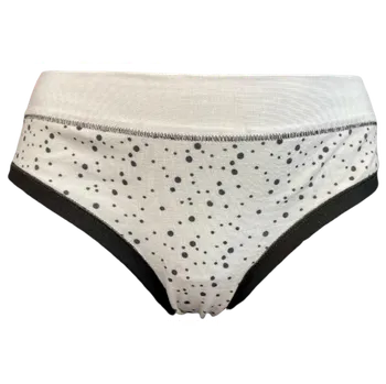 Kalhotky Dámské kalhotky Lovelygirl 6673 bíločerné L Bílá