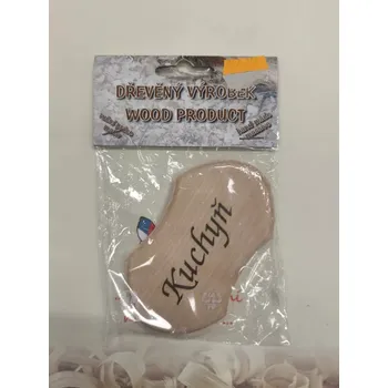 Domovní cedule Štítek KUCHYŇ přírodní