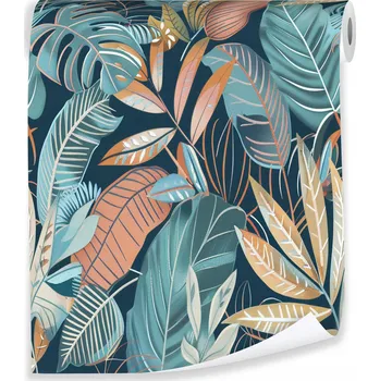 Fototapeta TAPETA LISTY TROPICKÉ PŘÍRODY NA VLIESOVÉM PODKLADU NA STĚNU DO OBÝVACÍHO POKOJE LOŽNICE ROLE