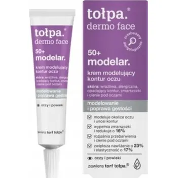 Pleťový krém Modelující krém na oční kontury tołpa. dermo face 50+ modelar. 10 ml