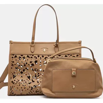 Kabelka Kabelka U.S. Polo Assn. Road béžová barva, BEU1R8646WWI 82X, vel. ONE SIZE