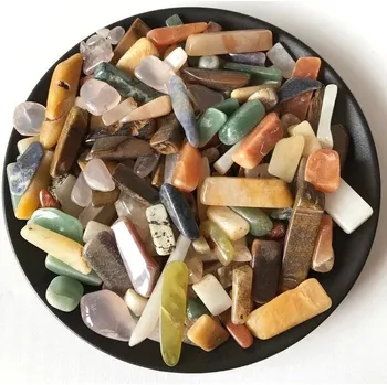 100g minerálních kamenů, dekorace domova, do akvária | minerální kámen - Barevný krystal-350851 , 100 g