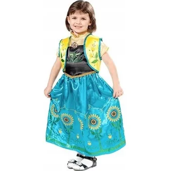 Karnevalový kostým PRINCEZNA ANE ŠATY KOSTÝM S VESTA 128