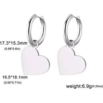 Náušnice Visací náušnice | Dámské šperky 2 ks - Barva E-Steel