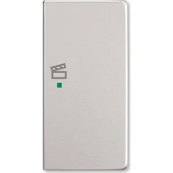 vypínač Kryt 2násobný pravý, symbol "scény" ABB Future linear 2CKA006220A0545 ušlechtilá ocel