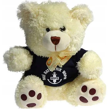 plyšák Velký krémový plyšový medvěd záchranář WOPR