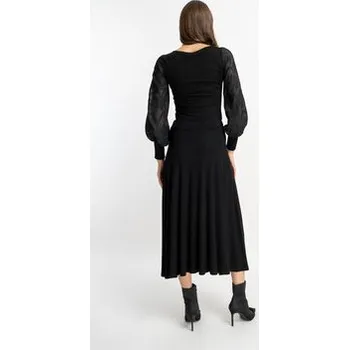 Dámská sukně CLICK Midi sukně 50-704 Černá Comfortable Fit 36