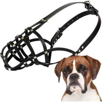 Náhubek pro psa Kožený náhubek Dingo