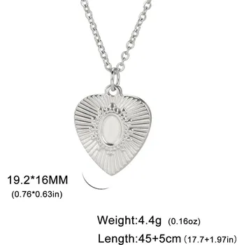 Náhrdelník Náhrdelník boho z oceli | šperky - 2 Ocelové srdce