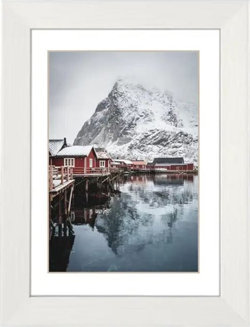 Hama rámeček dřevěný OSLO, bílá,30x40cm