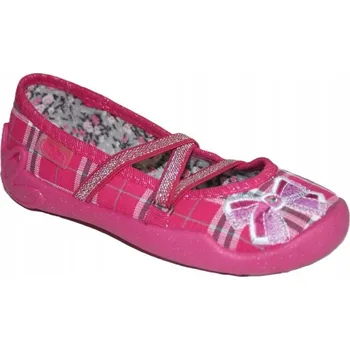 Dívčí bačkory Befado balerínky textilní, velikost 28
