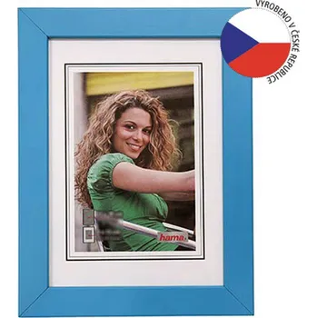 Rám na obraz Hama rámeček dřevěný JESOLO, petrolejová, 15x21cm