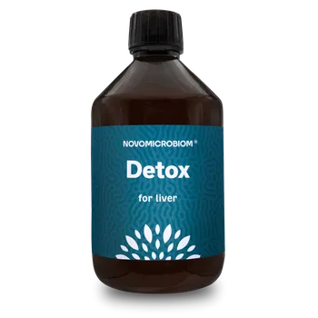 Microbiom DETOX živé probiotické kultury s bylinami zacílené na očistu a regeneraci jater 475ml