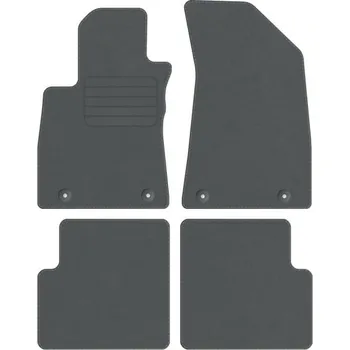 autokoberec Kobercové rohože Edecor velurové 4 ks