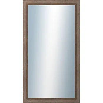 Zrcadlo DANTIK - Zarámované zrcadlo - rozměr s rámem cca 50x90 cm z lišty CARRARA hnědá (2894)