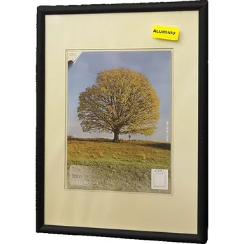 Rám na obraz 50x70 | Černý Rychlorám úzký hliník PLEXI čiré [BN]