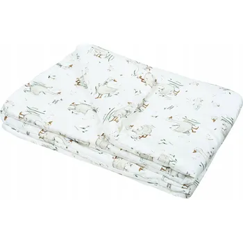 přikrývka Bambusová přikrývka pro batolata Husy, rozměr 90x120 cm do postýlky Bonjour