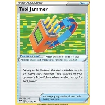 Sběratelská karetní hra Pokémon karta Tool Jammer 136/163