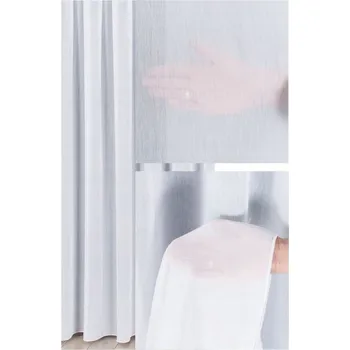 Záclona Záclony do obýváku Batyst Záclona bílá s našitou stuhou se zátěží, šířka 350x170 cm