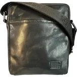 Pánská kožená taška přes rameno Sendi Design černá B-739 black