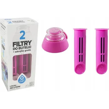 Filtrace vody Dafi Soft náhradní filtr 2 ks + víčko růžová
