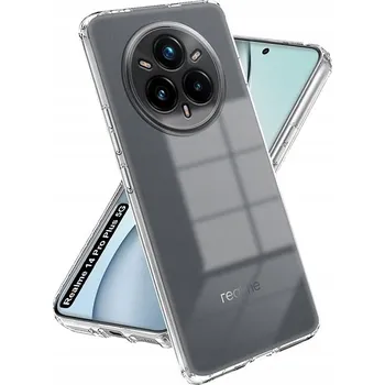 Pouzdro na mobilní telefon POUZDRO ULTRATENKÉ SLIM TPU SILIKONOVÁ GUMA PRO REALME 14 PRO PLUS 5G + SKLO