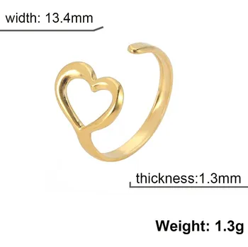 Prsten Dámský otevřený prsten | šperky - Styl 16 Zlatá barva