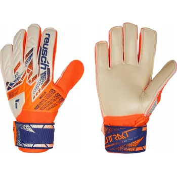 Brankářské rukavice Dětské brankářské rukavice Reusch Attrakt Solid Junior shocking 6