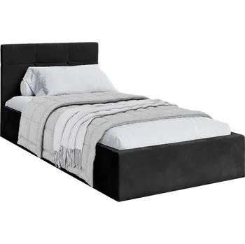 Postel Čalouněná postel 90x200 cm VEGAS PARIS ČERNÁ