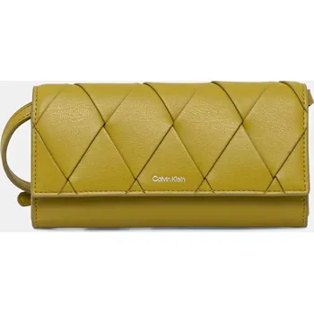 Kabelka Psaníčko Calvin Klein zelená barva, K60K612970 81X, vel. ONE SIZE