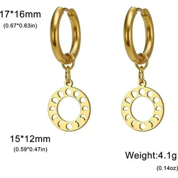 Náušnice Visací náušnice | Dámské šperky 2 ks - Barva I-Gold