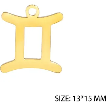 Přívěsek Ocelový přívěsek znamení zvěrokruhu | šperk - Zlato Blíženců