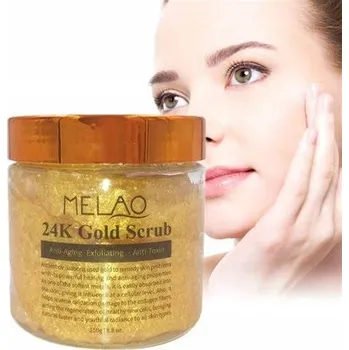 Tělový peeling MELAO 24K Zlatý Peelingový Scrub