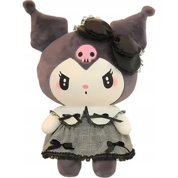 plyšák HRAČKA KUROMI PLUSZOWA Hello Kitty - stylová a měkká PLYŠOVÝ MAZLÍČEK PŘÍTULNÍČEK