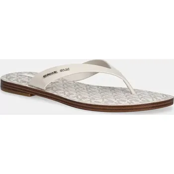 Dámské pantofle Žabky MICHAEL Michael Kors Koko dámské, béžová barva, na plochém podpatku, 40S5KOFA2L.289 01X, EUR 40