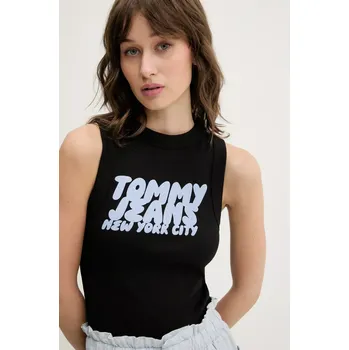 Dámská móda Top Tommy Jeans DW0DW21339 černá 99X, vel. XS