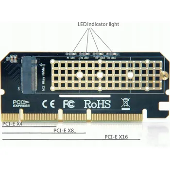 Pevný disk SSD disk Pci-e x4 x8 x16 SSD m.2 NVMe 0,1 M.2 PCIe