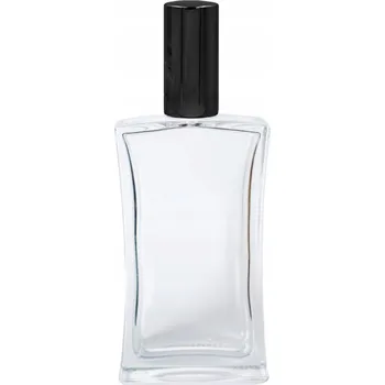 Láhev Skleněná Lahvička na Parfém s Rozprašovačem Šroubovací Flakon Greg Black 100ml