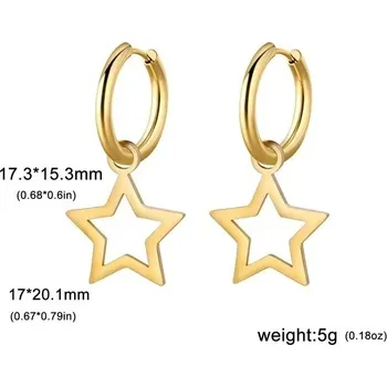 Náušnice Visací náušnice | Dámské šperky 2 ks - Barva F-Gold