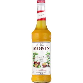 Sirup Monin Maracuja sirup (mučenka) přináší svěží a intenzivní chuť tropického ovoce mučenky, která je sladko-kyselá a velmi osvěžující. Tento sirup je ideální pro přípravu různých nápojů, jako jsou koktejly, limonády, ledové čaje, a nealkoholické drinky, kde
