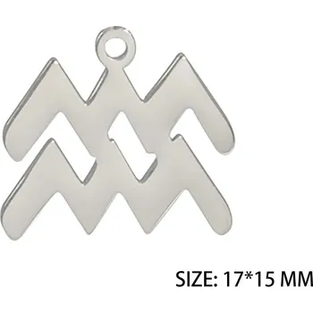 Přívěsek Ocelový přívěsek znamení zvěrokruhu | šperk - Vodnářská ocel